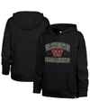 47 Brand Women's Black Washington Commanders Clarity Naomi Pullover Hoodie In Black