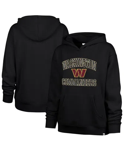 47 Brand Women's Black Washington Commanders Clarity Naomi Pullover Hoodie