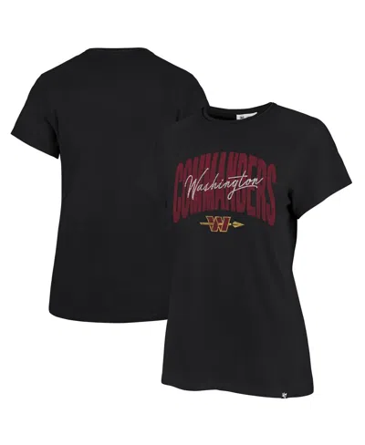 47 Brand Women's Black Washington Commanders Muse Frankie T-shirt