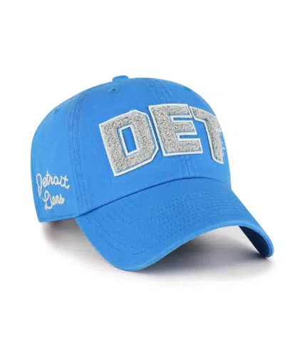 47 Brand Women's Blue Detroit Lions Zoey Clean Up Adjustable Hat