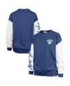 47 Brand '47 Blue New York Knicks Rise Andie Oversized Pullover Sweatshirt In Blue