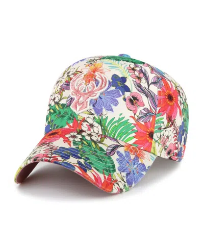 47 Brand Women's Cream Milwaukee Bucks Pollinator Clean Up Adjustable Hat In White