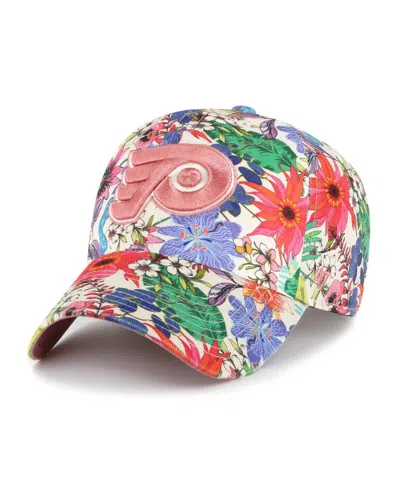 47 Brand Women's Cream Philadelphia Flyers Pollinator Clean Up Adjustable Hat