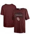 47 Brand Women's Crimson Oklahoma Sooners Muse Sadie T-shirt In Red
