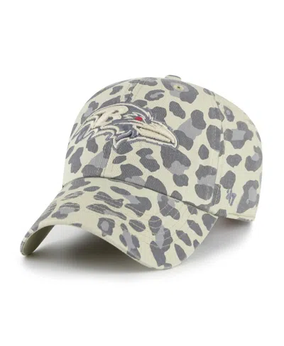 47 Brand Women's Gray Baltimore Ravens Bagheera Clean Up Adjustable Hat