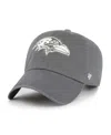 47 Brand Women's Gray Baltimore Ravens Bright Side Clean Up Adjustable Hat