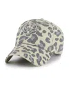 47 Brand Women's Gray Chicago Bears Bagheera Clean Up Adjustable Hat In Brown