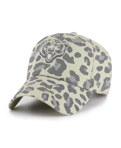 47 Brand Women's Gray Chicago Bears Bagheera Clean Up Adjustable Hat In Brown