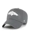 47 Brand Women's Gray Denver Broncos Bright Side Clean Up Adjustable Hat