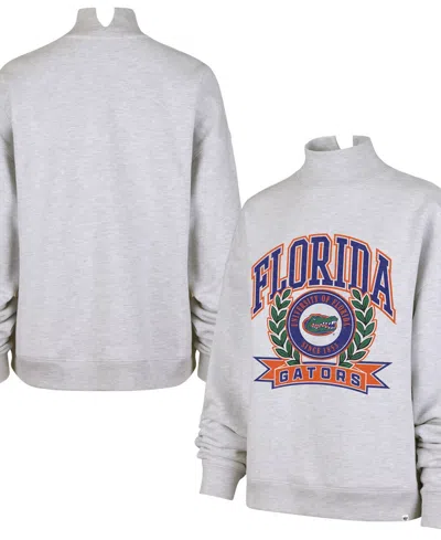 47 Brand Women's Gray Florida Gators Laurel Arch Mock Neck Sweatshirt