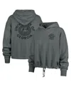 47 Brand Women's Gray Georgia Bulldogs Luminance Dot Venice Pullover Hoodie In Green