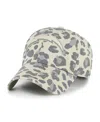 47 Brand Women's Gray Los Angeles Chargers Bagheera Clean Up Adjustable Hat In Multi