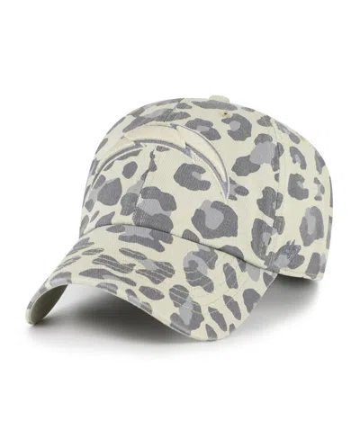 47 Brand Women's Gray Los Angeles Chargers Bagheera Clean Up Adjustable Hat In Multi