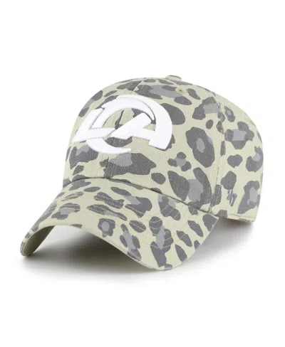 47 Brand Women's Gray Los Angeles Rams Bagheera Clean Up Adjustable Hat In Multi