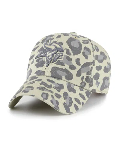 47 Brand Women's Gray Minnesota Vikings Bagheera Clean Up Adjustable Hat