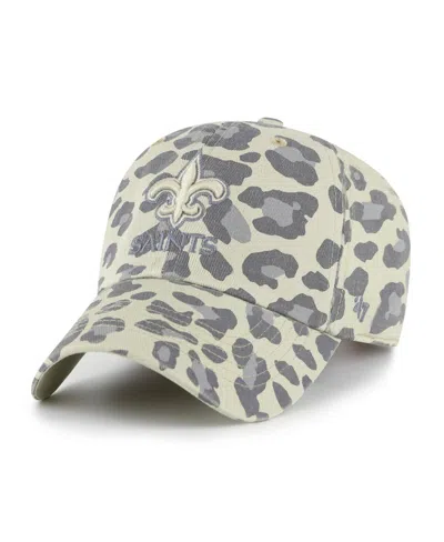 47 Brand Women's Gray New Orleans Saints Bagheera Clean Up Adjustable Hat In Neutral