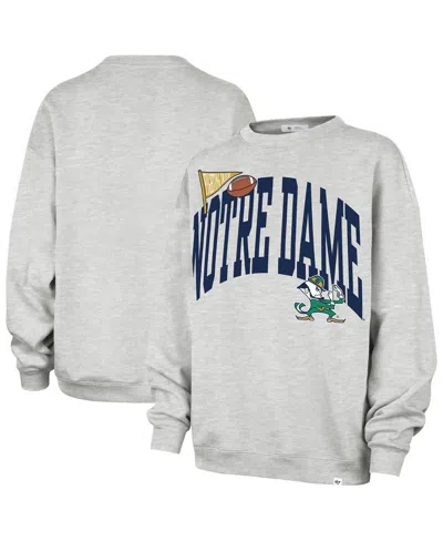 47 Brand Women's Gray Notre Dame Fighting Irish Icon Fleece Sweatshirt