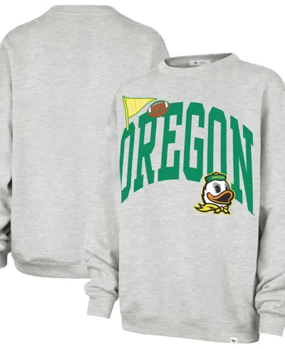 47 Brand Women's Gray Oregon Ducks Icon Fleece Sweatshirt In Multi