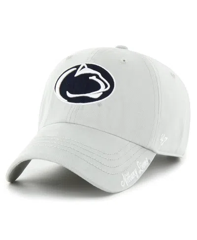 47 Brand Women's Gray Penn State Nittany Lions Miata Clean Up Adjustable Hat