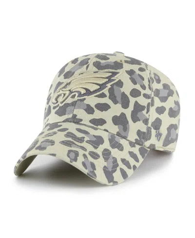 47 Brand Women's Gray Philadelphia Eagles Bagheera Clean Up Adjustable Hat In Multi