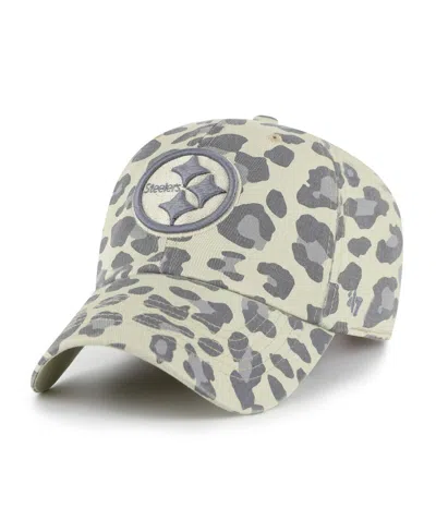 47 Brand Women's Gray Pittsburgh Steelers Bagheera Clean Up Adjustable Hat
