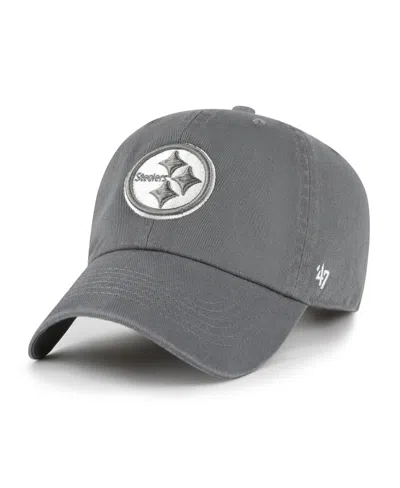 47 Brand Women's Gray Pittsburgh Steelers Bright Side Clean Up Adjustable Hat