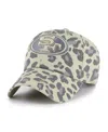 47 Brand Women's Gray San Francisco 49ers Bagheera Clean Up Adjustable Hat In Multi