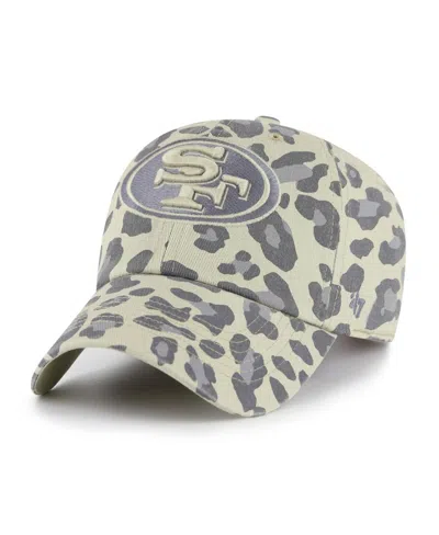 47 Brand Women's Gray San Francisco 49ers Bagheera Clean Up Adjustable Hat In Multi