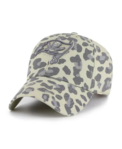 47 Brand Women's Gray Tampa Bay Buccaneers Bagheera Clean Up Adjustable Hat In Multi