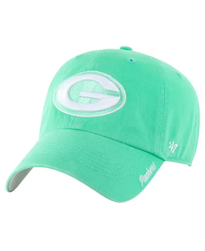 47 Brand Women's Green Green Bay Packers Luminance Cheer Clean Up Adjustable Hat