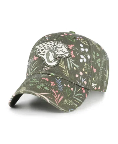 47 Brand Women's Green Jacksonville Jaguars Verbena Clean Up Adjustable Hat