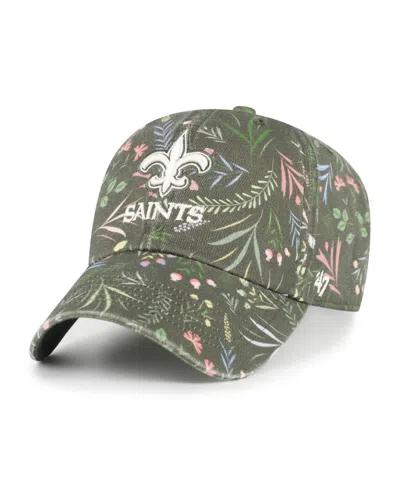47 Brand Women's Green New Orleans Saints Verbena Clean Up Adjustable Hat