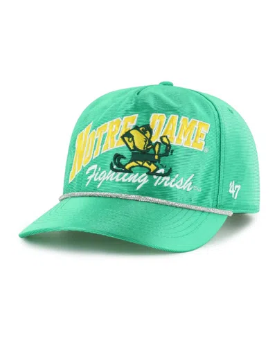 47 Brand Women's Green Notre Dame Fighting Irish Glitter Hitch Adjustable Hat
