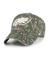 47 Brand Women's Green Philadelphia Eagles Verbena Clean Up Adjustable Hat In Green
