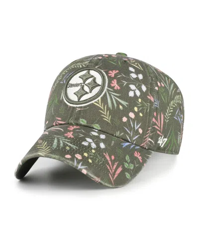 47 Brand Women's Green Pittsburgh Steelers Verbena Clean Up Adjustable Hat
