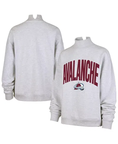 47 Brand Women's Heather Gray Colorado Avalanche Subtle Muse Sweatshirt