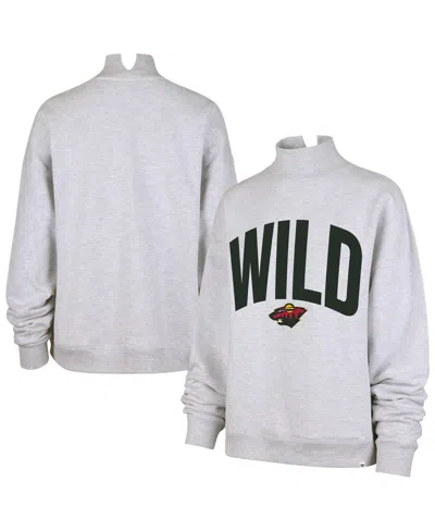 47 Brand Women's Heather Gray Minnesota Wild Subtle Muse Sweatshirt