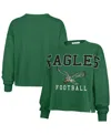 47 Brand '47 Kelly Green Philadelphia Eagles Outreach City Oversized Long Sleeve T-shirt In Green
