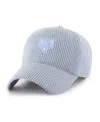 47 Brand Women's Light Blue Chicago Bears Mellow Corduroy Clean Up Adjustable Hat In Blue