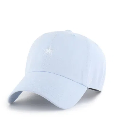 47 Brand Women's Light Blue Dallas Cowboys Base Runner Ballpark Clean Up Adjustable Hat