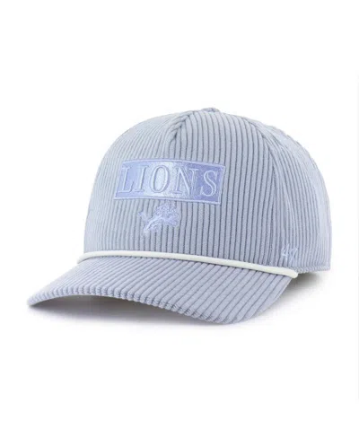 47 Brand Women's Light Blue Detroit Lions Mellow Corduroy Hitch Adjustable Hat