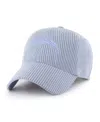 47 Brand Women's Light Blue Los Angeles Chargers Mellow Corduroy Clean Up Adjustable Hat In Blue