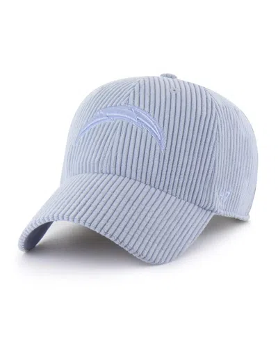 47 Brand Women's Light Blue Los Angeles Chargers Mellow Corduroy Clean Up Adjustable Hat