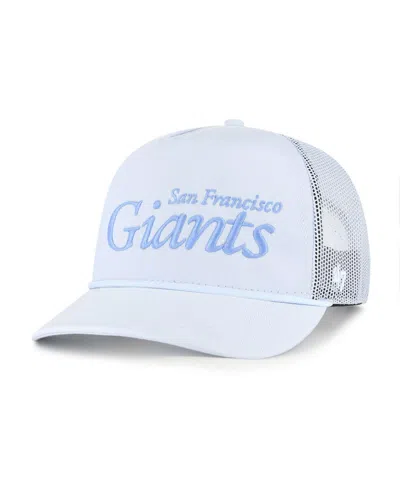 47 Brand Women's Light Blue San Francisco Giants Foundation Script Hitch Adjustable Trucker Hat