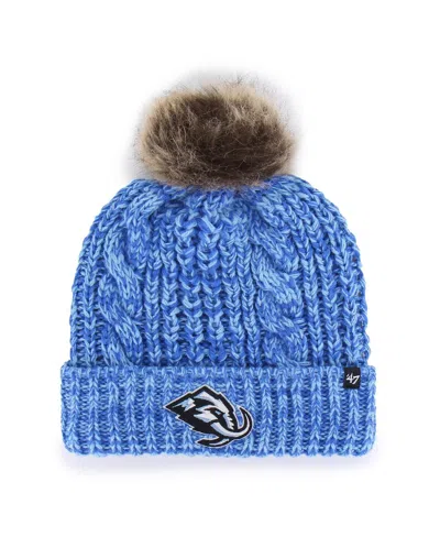 47 Brand Women's Light Blue Utah Mammoth Meeko Cuffed Knit Hat