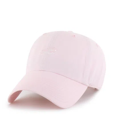 47 Brand Women's Light Pink Buffalo Bills Base Runner Ballpark Clean Up Adjustable Hat