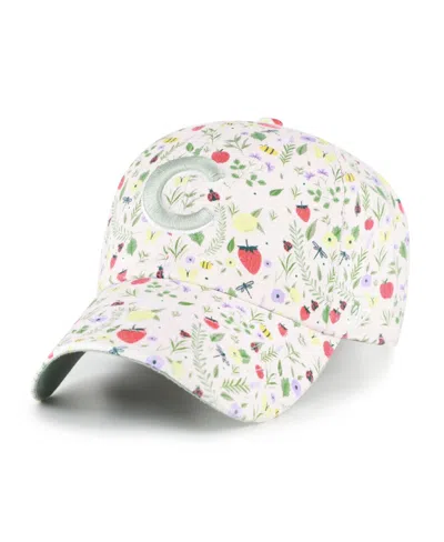 47 Brand Women's Light Pink Chicago Cubs Posey Clean Up Adjustable Hat In Multi