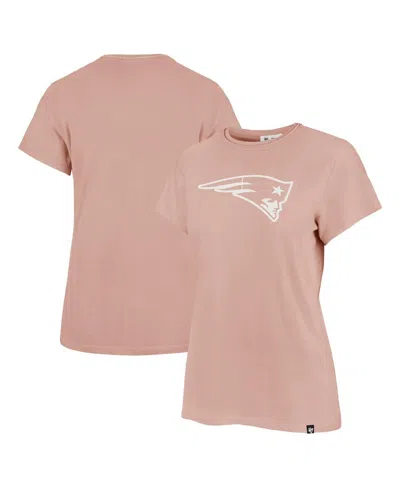 47 Brand Women's Light Pink New England Patriots Premier Frankie T-shirt