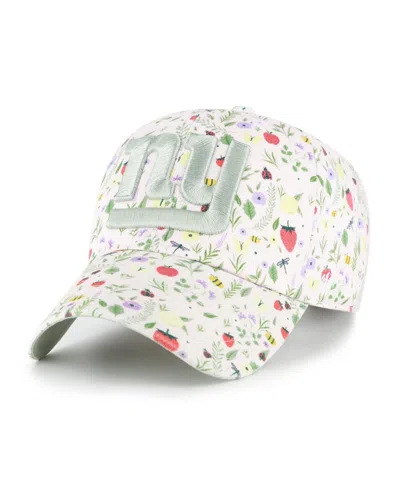 47 Brand Women's Light Pink New York Giants Posey Clean Up Adjustable Hat In Gray