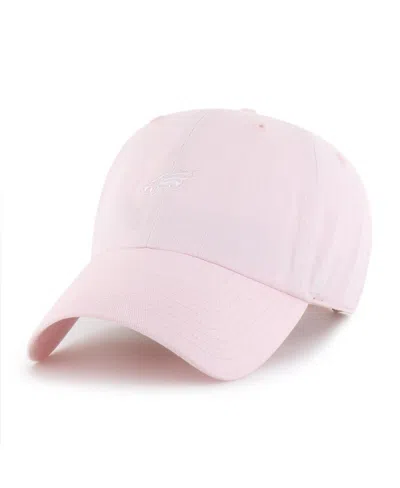 47 Brand Women's Light Pink Philadelphia Eagles Base Runner Ballpark Clean Up Adjustable Hat